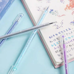 Wholesale Colorful Cherry Blossom Gel Pens (Macaron)