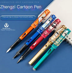 Colorful Cartoon Erasable Pens for Students' Practice