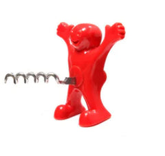 Wine and Beer Bottle Opener with Plastic Corkscrew
