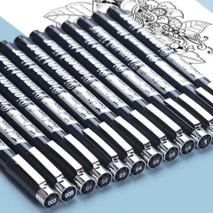 Waterproof Drawing Pens for Students - Soft Tip Set