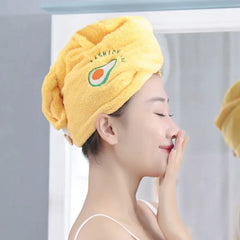 Magic Microfiber Shower Cap Towel for Quick Drying Hair