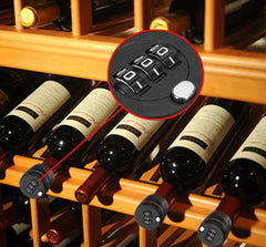 3-Digit Plastic Wine Bottle Lock with Sealing Cap